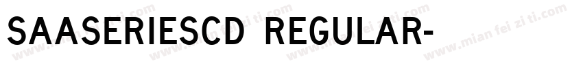 SaaSeriesCD Regular字体转换